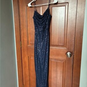 Windsor formal dress dark blue
